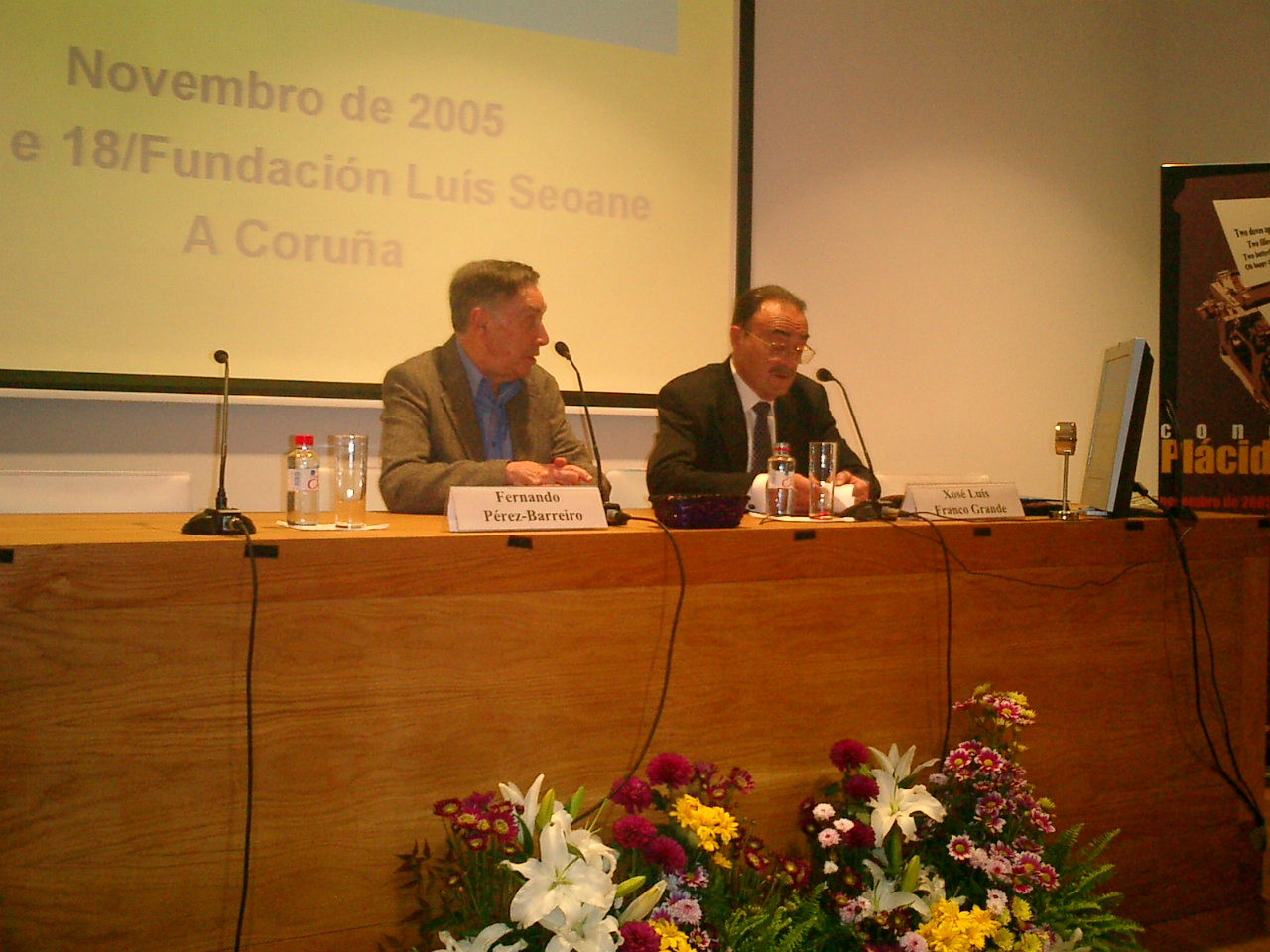 No Congreso sobre Plácido Castro celebrado en 2005