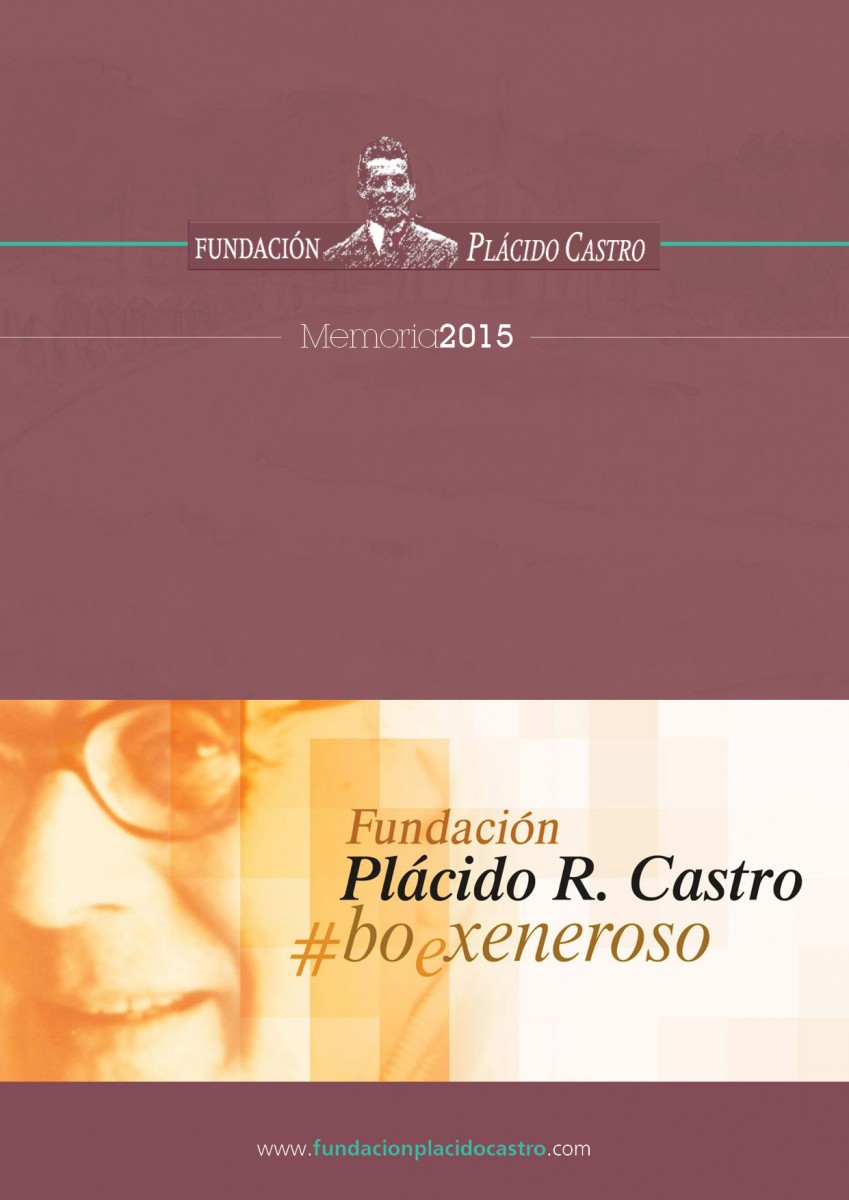 Memoria da Fundación Plácido Castro 2015 (capa)